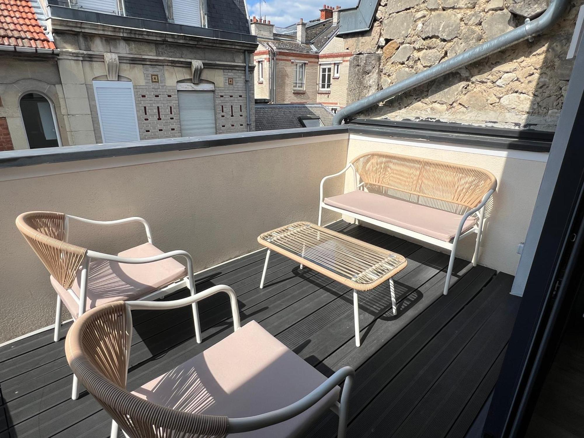 Mm Suites Town House Terrasse Reims Buitenkant foto